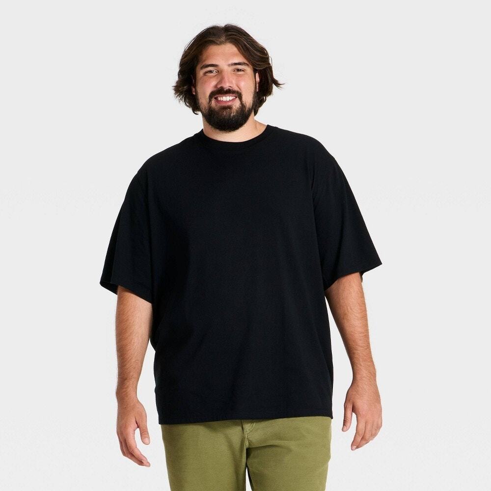Goodfellow & Co Mens XXL Black Every Wear Short Sleeve T Shirt Streetwear T5-11